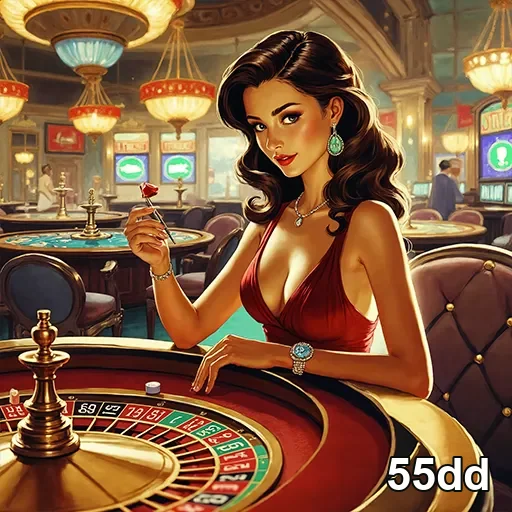 Jogos de roleta, blackjack e bacará com interação real - 55dd